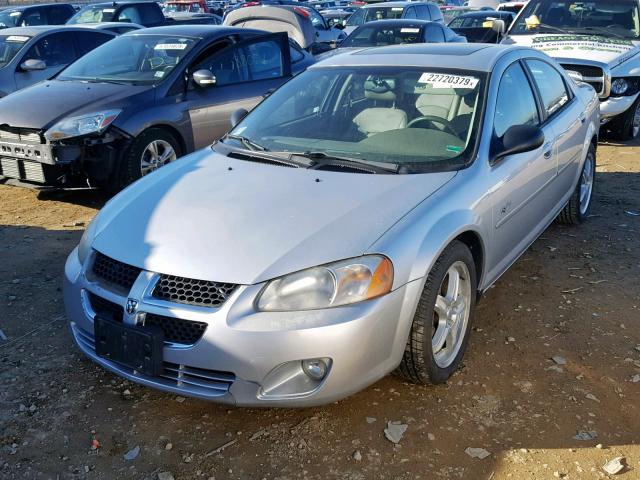 1B3AL76R24N313166 - 2004 DODGE STRATUS R/ SILVER photo 2