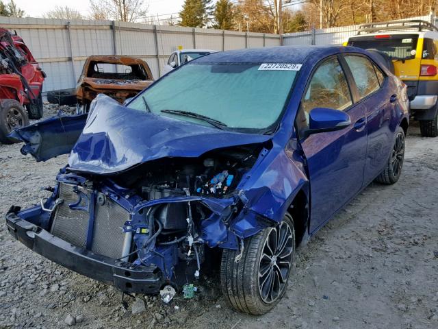 2T1BURHE6GC528997 - 2016 TOYOTA COROLLA L 蓝色 照片 2