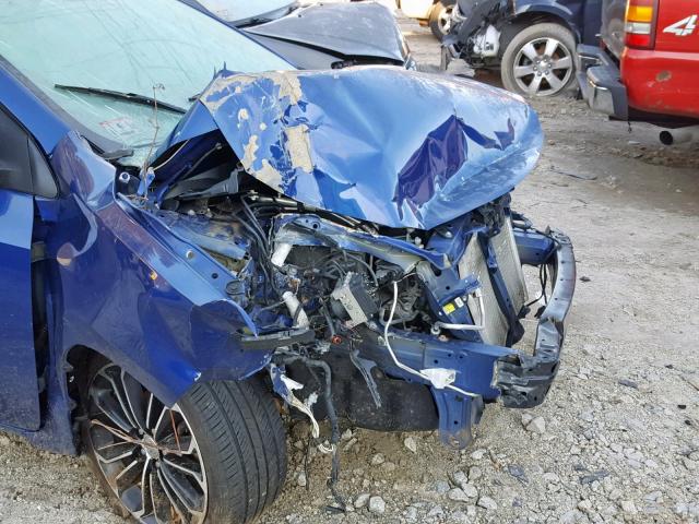 2T1BURHE6GC528997 - 2016 TOYOTA COROLLA L 蓝色 照片 9