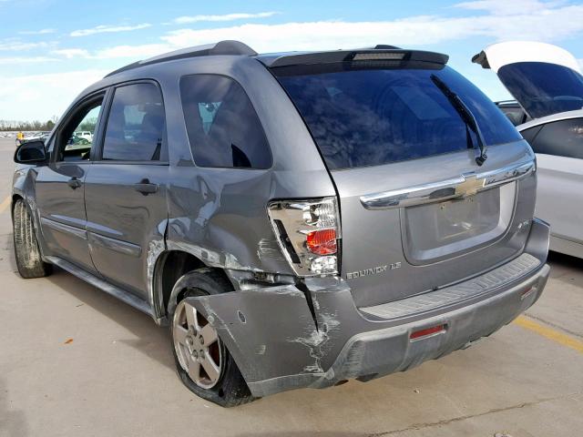 2CNDL23F756154963 - 2005 CHEVROLET EQUINOX LS GRAY photo 3