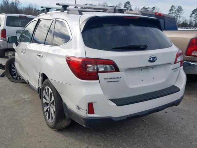 4S4BSATCXH3418540 - 2017 SUBARU OUTBACK TO WHITE photo 3