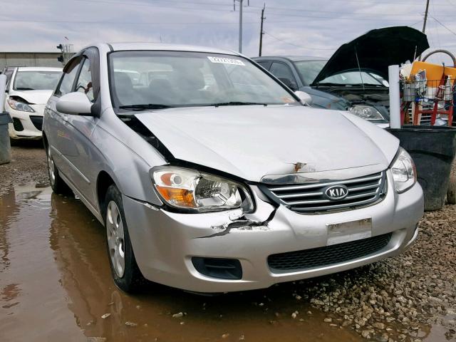 KNAFE121X85505904 - 2008 KIA SPECTRA EX SILVER photo 1