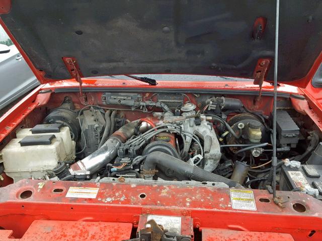 1FTCR10A3TPB49354 - 1996 FORD RANGER RED photo 7
