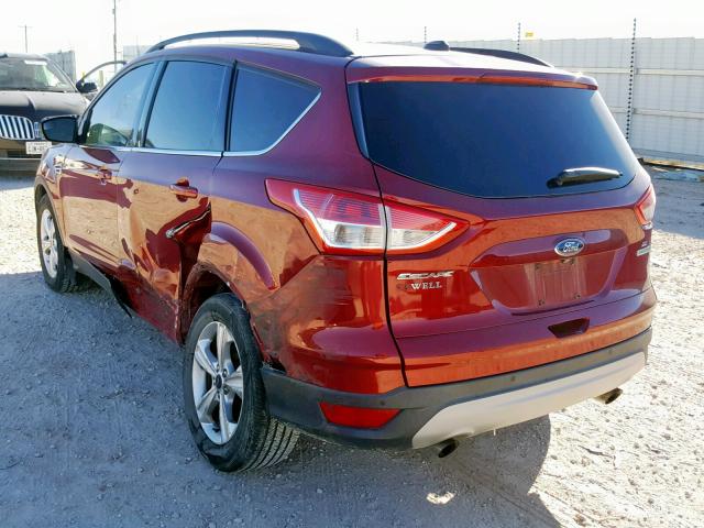 1FMCU0GX6EUD87136 - 2014 FORD ESCAPE SE RED photo 3