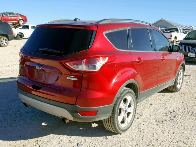 1FMCU0GX6EUD87136 - 2014 FORD ESCAPE SE RED photo 4