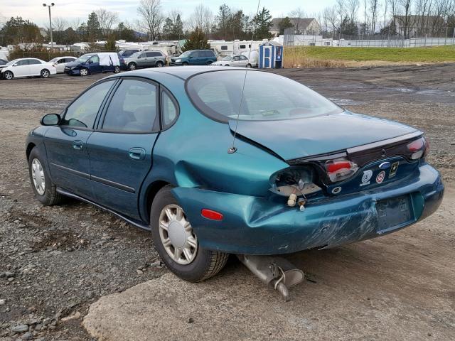 1FALP51U1TA296478 - 1996 FORD TAURUS G GREEN photo 3