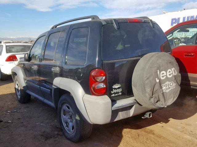 1J4GL48K26W151859 - 2006 JEEP LIBERTY SP შავი ფოტო 3