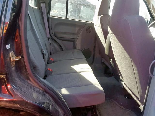 1J4GL48K26W151859 - 2006 JEEP LIBERTY SP შავი ფოტო 6