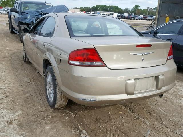 1C3EL56R26N283873 - 2006 CHRYSLER SEBRING TO GOLD photo 3