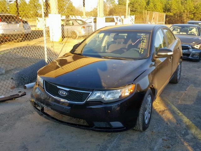 KNAFU4A23A5849496 - 2010 KIA FORTE EX BLACK photo 2