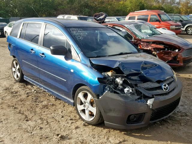 JM1CR293760118339 - 2006 MAZDA 5 BLUE photo 1