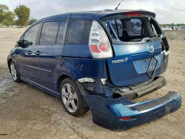 JM1CR293760118339 - 2006 MAZDA 5 BLUE photo 3