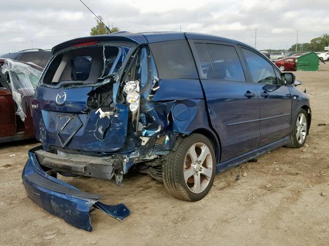 JM1CR293760118339 - 2006 MAZDA 5 BLUE photo 4