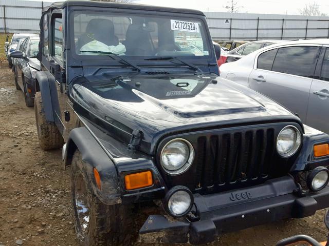 1J4FA49S44P716961 - 2004 JEEP WRANGLER / BLACK photo 9