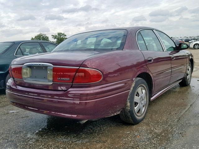 1G4HP54KX34135440 - 2003 BUICK LESABRE CU PURPLE photo 4