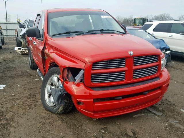 1D7HA18D65J537198 - 2005 DODGE RAM 1500 S RED photo 1