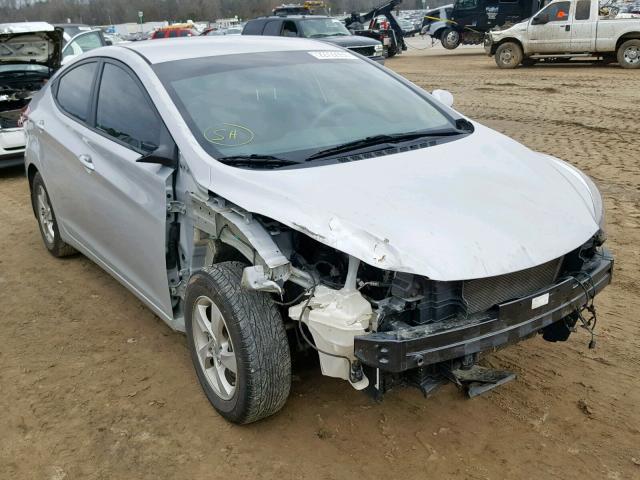 KMHDH4AE7EU195392 - 2014 HYUNDAI ELANTRA SE GRAY photo 1