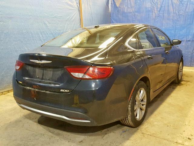 1C3CCCABXFN705622 - 2015 CHRYSLER 200 LIMITE BLACK photo 4