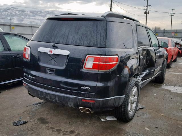 5GZEV23708J129419 - 2008 SATURN OUTLOOK XR შავი ფოტო 4