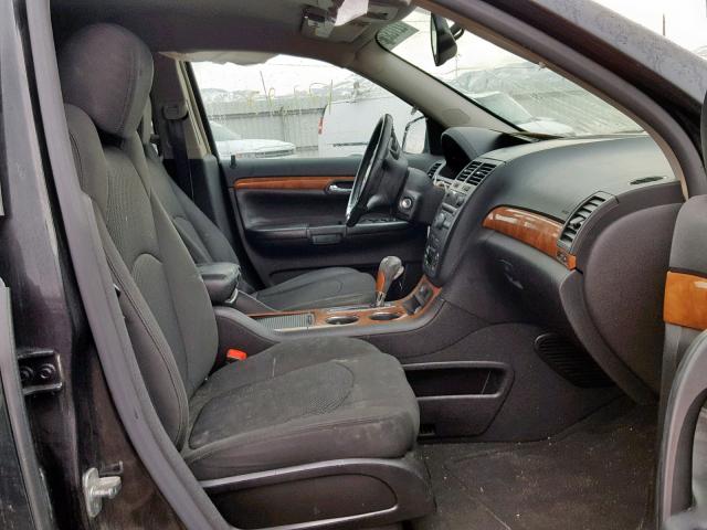 5GZEV23708J129419 - 2008 SATURN OUTLOOK XR შავი ფოტო 5