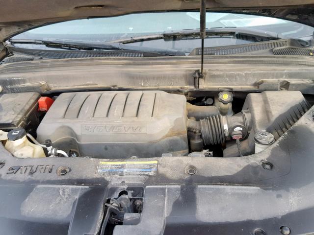 5GZEV23708J129419 - 2008 SATURN OUTLOOK XR შავი ფოტო 7