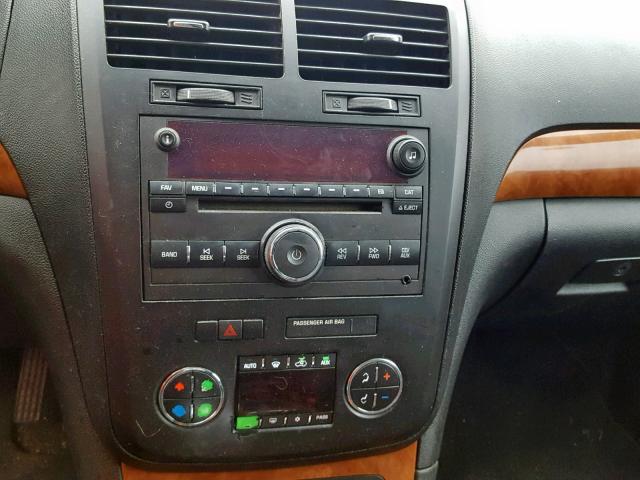 5GZEV23708J129419 - 2008 SATURN OUTLOOK XR შავი ფოტო 9