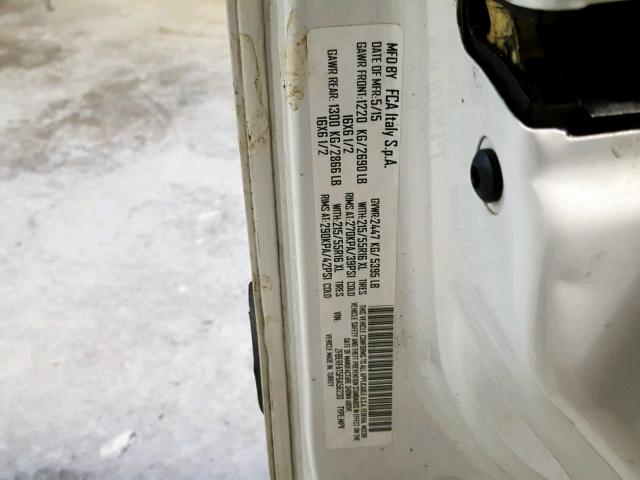 ZFBERFAT5F6A56230 - 2015 RAM PROMASTER 白色 照片 10