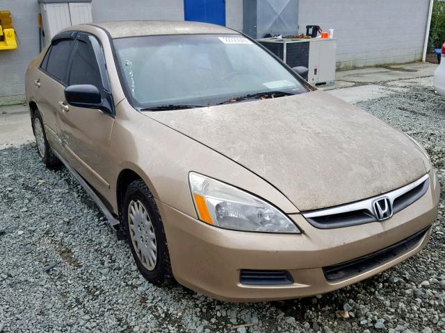 1HGCM561X7A151464 - 2007 HONDA ACCORD VAL GOLD photo 1