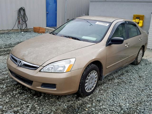 1HGCM561X7A151464 - 2007 HONDA ACCORD VAL GOLD photo 2