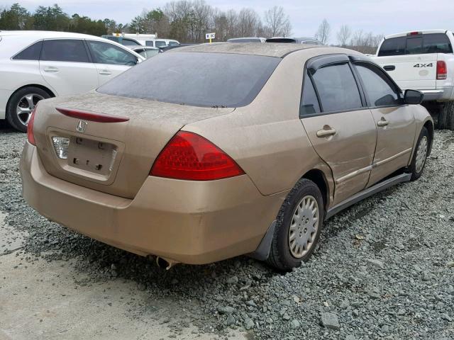 1HGCM561X7A151464 - 2007 HONDA ACCORD VAL GOLD photo 4