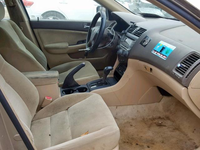 1HGCM561X7A151464 - 2007 HONDA ACCORD VAL GOLD photo 5