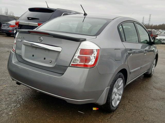 3N1AB6AP1BL683607 - 2011 NISSAN SENTRA 2.0 GRAY photo 4