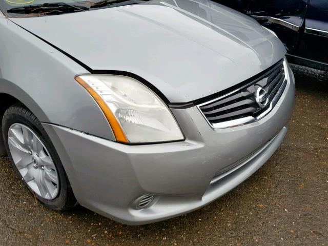 3N1AB6AP1BL683607 - 2011 NISSAN SENTRA 2.0 GRAY photo 9