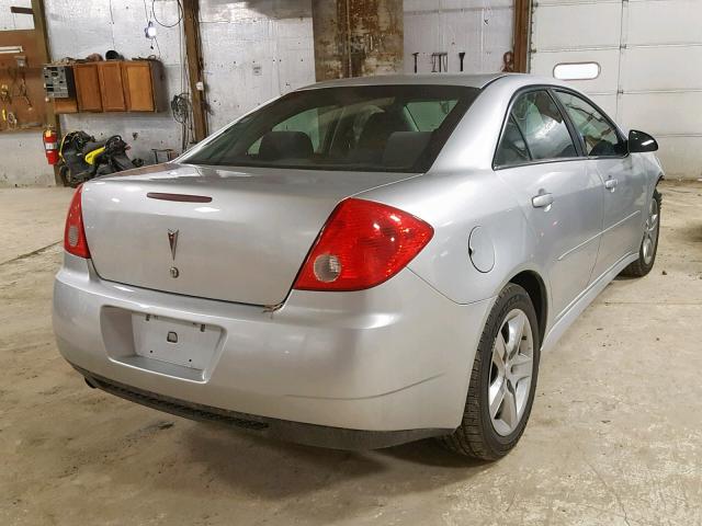 1G2ZA5E0XA4146236 - 2010 PONTIAC G6 SILVER photo 4