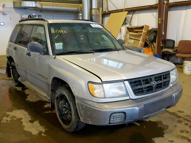 JF1SF6351YH714465 - 2000 SUBARU FORESTER L GRAY photo 1