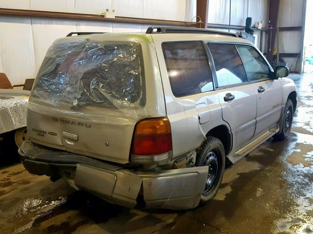 JF1SF6351YH714465 - 2000 SUBARU FORESTER L GRAY photo 4