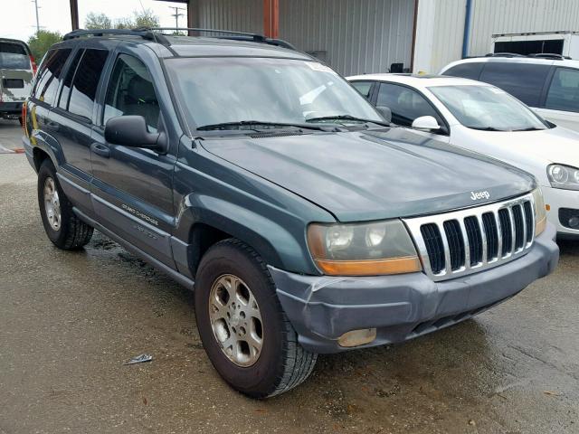 1J4GX38SX2C154440 - 2002 JEEP GRAND CHER GREEN photo 1