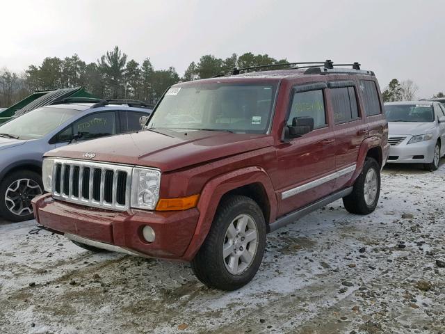 1J8HG58227C672628 - 2007 JEEP COMMANDER Tünd qırmızı foto 2