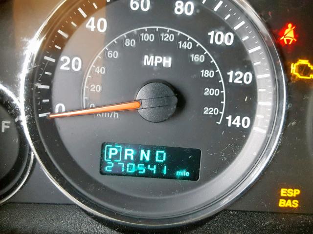 1J8HG58227C672628 - 2007 JEEP COMMANDER Tünd qırmızı foto 8