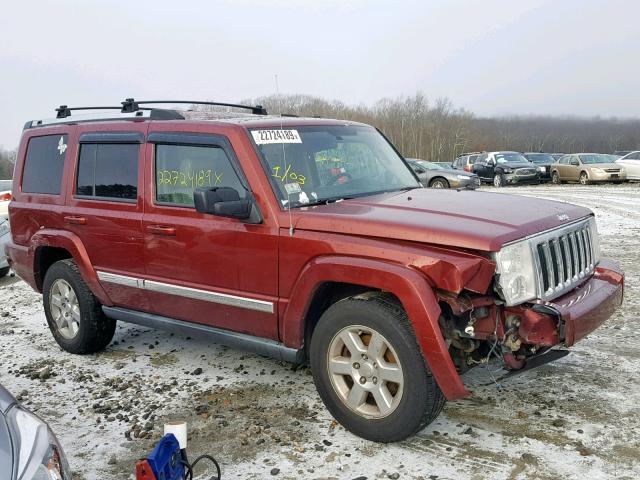 1J8HG58227C672628 - 2007 JEEP COMMANDER Tünd qırmızı foto 9