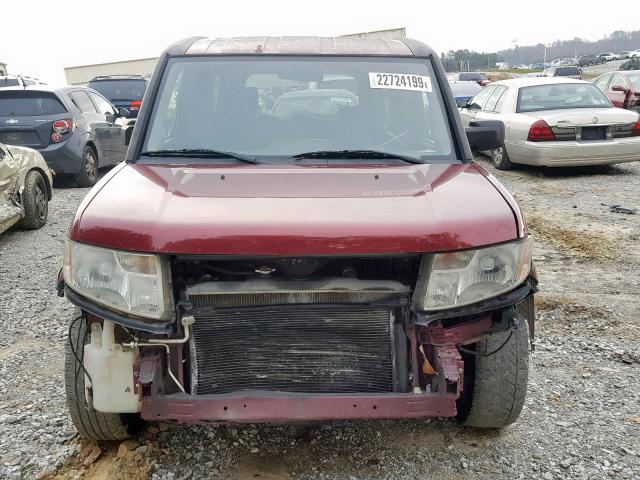 5J6YH18799L004704 - 2009 HONDA ELEMENT EX RED photo 9