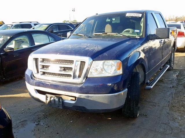 1FTRW12W77KC31795 - 2007 FORD F150 SUPER BLUE photo 2