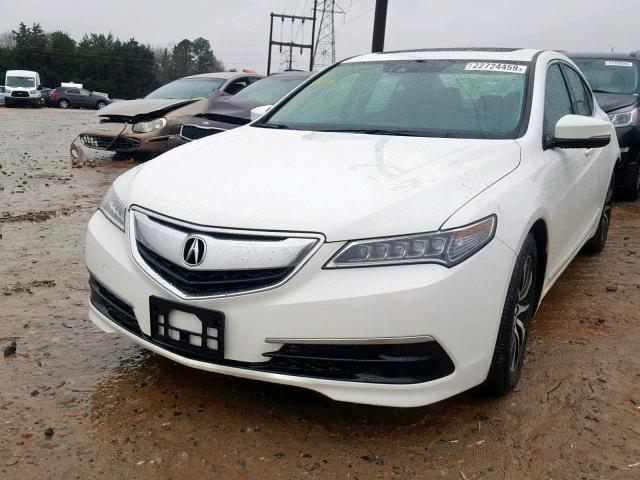 19UUB1F57FA026040 - 2015 ACURA TLX TECH WHITE photo 2