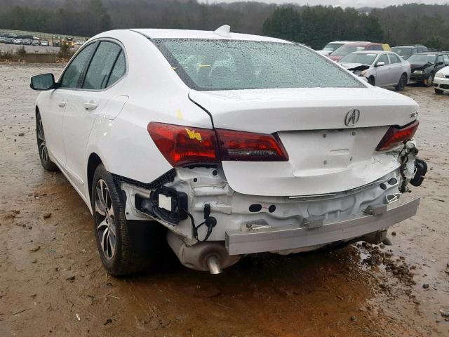 19UUB1F57FA026040 - 2015 ACURA TLX TECH WHITE photo 3