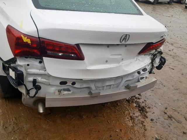 19UUB1F57FA026040 - 2015 ACURA TLX TECH WHITE photo 9