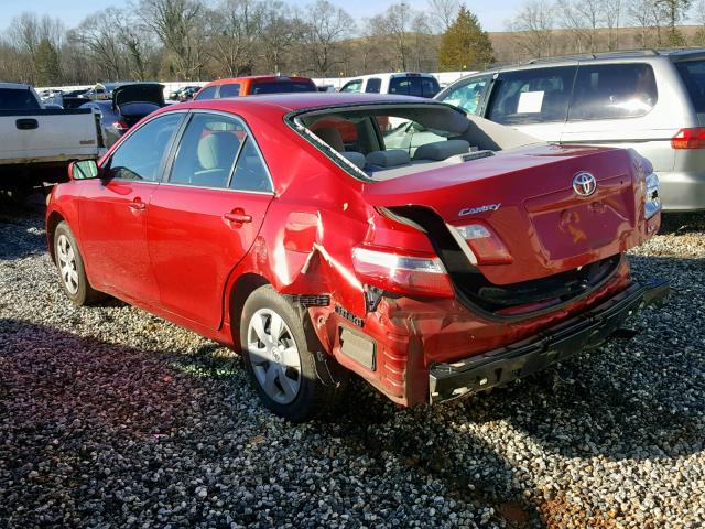 4T1BE46K37U006352 - 2007 TOYOTA CAMRY NEW RED photo 3