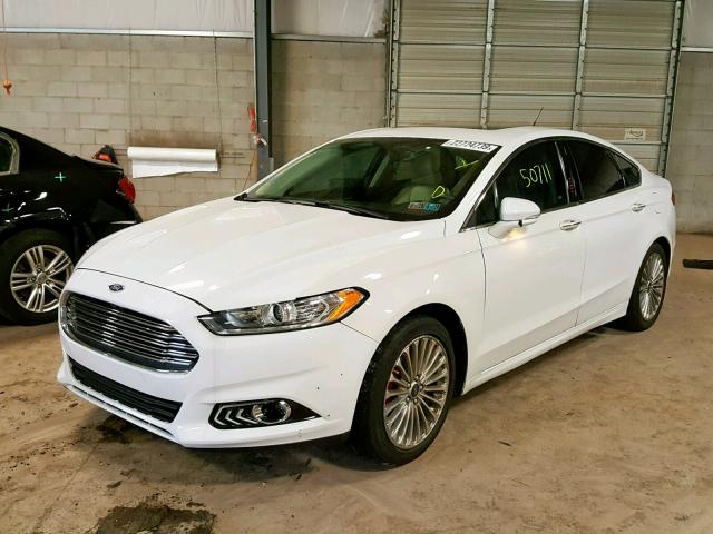 3FA6P0K98FR173068 - 2015 FORD FUSION TIT WHITE photo 2