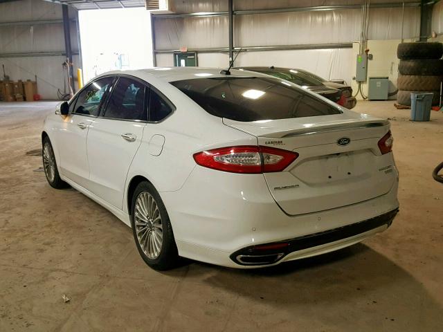 3FA6P0K98FR173068 - 2015 FORD FUSION TIT WHITE photo 3