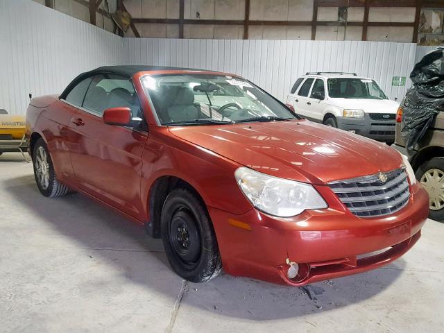 1C3LC55R28N129045 - 2008 CHRYSLER SEBRING TO RED photo 1