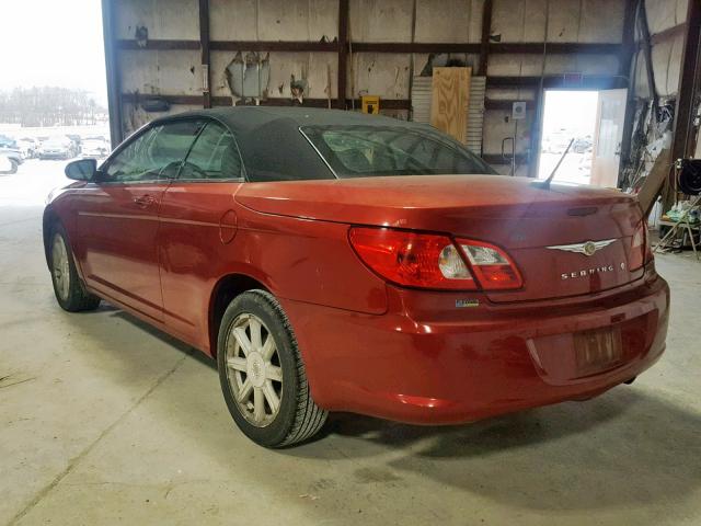 1C3LC55R28N129045 - 2008 CHRYSLER SEBRING TO RED photo 3